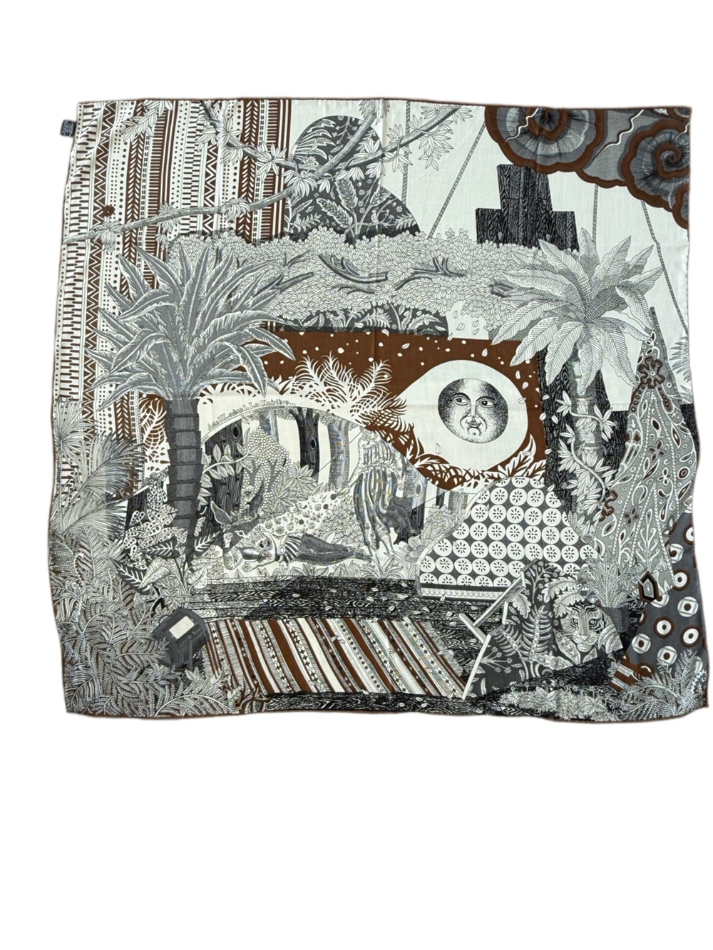 Cashmere-Silk Designer-style 130cm Act III Scarf Shawl